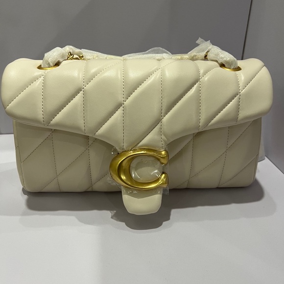 Coach Handbags - COACH Chalk Quilted Tabby 26 Shoulder Bag